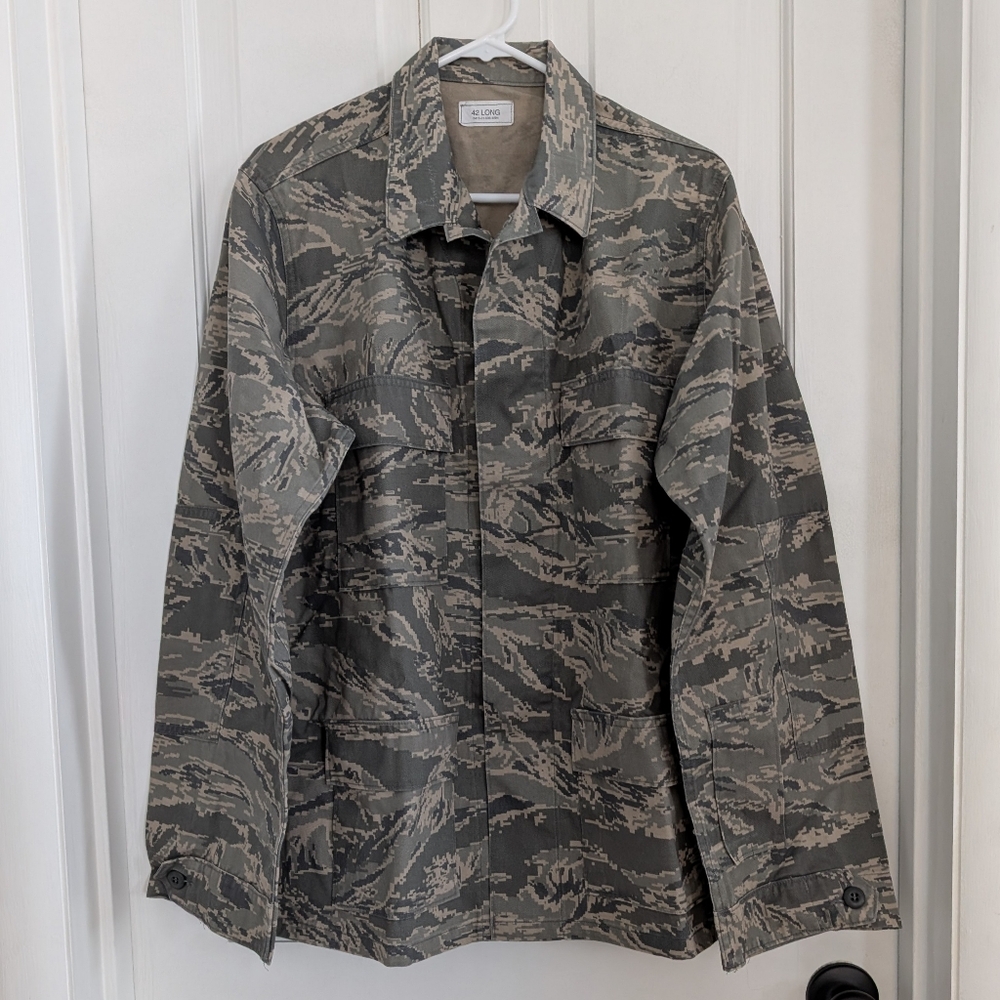Air Force Men's Utility Coat SIZE 42 LONG Camo Pattern‎ Military Jacket USA